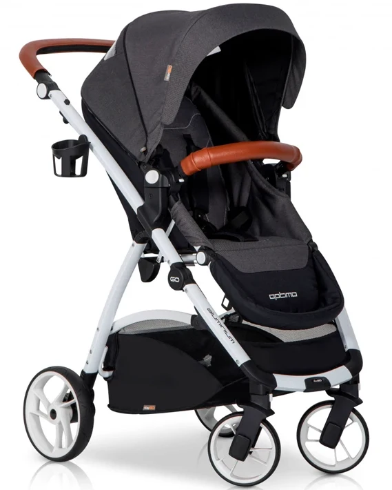 Детская прогулочная коляска EasyGo Optimo anthracite